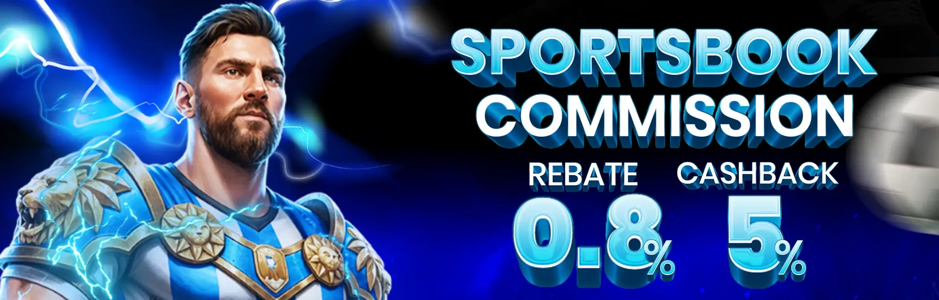 KOMISI HARIAN + CASH BACK MINGGUAN SPORTSBOOK
